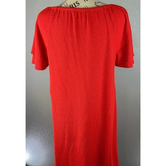 Madewell Texture & Thread Tiered-Sleeve Dress, size Small - Picture 6 of 13